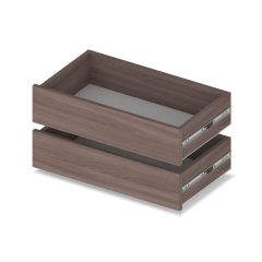 МАРТИН Шкаф-купе с зеркалом Шимо темный (2200*450) М422 в Когалыме - kogalym.mebel24.online | фото 3