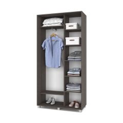 РОЛАНД Шкаф-купе Анкор темный (450*1100) Р411 в Когалыме - kogalym.mebel24.online | фото 2