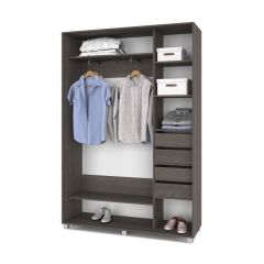 РОЛАНД Шкаф-купе Анкор темный (450*1500) Р451 в Когалыме - kogalym.mebel24.online | фото 4
