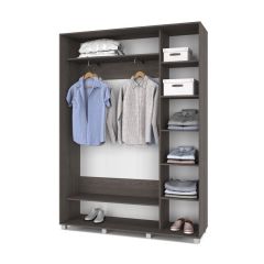 РОЛАНД Шкаф-купе Анкор темный (450*1600) Р461 в Когалыме - kogalym.mebel24.online | фото 3
