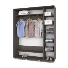 РОЛАНД Шкаф-купе Анкор темный (450*1800) Р481 в Когалыме - kogalym.mebel24.online | фото 2