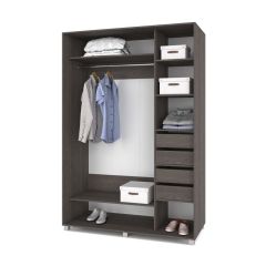 РОЛАНД Шкаф-купе Анкор темный (600*1700) Р671 в Когалыме - kogalym.mebel24.online | фото 4