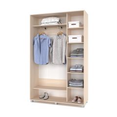 РОЛАНД Шкаф-купе Млечный дуб (450*1400) Р441 в Когалыме - kogalym.mebel24.online | фото 3