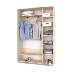 РОЛАНД Шкаф-купе Млечный дуб (450*1500) Р451 в Когалыме - kogalym.mebel24.online | фото 3