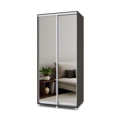 РОЛАНД Шкаф-купе с зеркалами Венге (600*1000) Р603 в Когалыме - kogalym.mebel24.online | фото