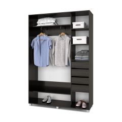 РОЛАНД Шкаф-купе с зеркалом Венге (450*1100) Р412 в Когалыме - kogalym.mebel24.online | фото 4