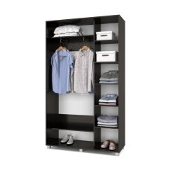 РОЛАНД Шкаф-купе с зеркалом Венге (450*1300) Р432 в Когалыме - kogalym.mebel24.online | фото 3