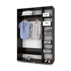 РОЛАНД Шкаф-купе с зеркалом Венге (450*1500) Р452 в Когалыме - kogalym.mebel24.online | фото 3