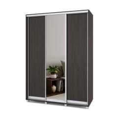 РОЛАНД Шкаф-купе с зеркалом Венге (450*1600) Р462 в Когалыме - kogalym.mebel24.online | фото 2