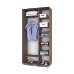 РОЛАНД Шкаф-купе Шимо темный (450*1100) Р411 в Когалыме - kogalym.mebel24.online | фото 2
