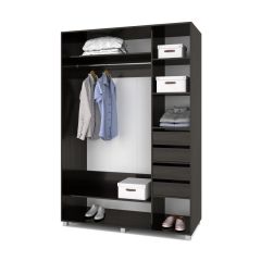 РОЛАНД Шкаф-купе с зеркалом Венге (600*1500) Р652 в Когалыме - kogalym.mebel24.online | фото 4
