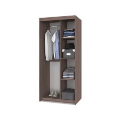 ТОМАС Шкаф-купе с зеркалом Шимо темный/светлый Т22 в Когалыме - kogalym.mebel24.online | фото 2