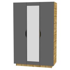 Шкаф с зеркалом "Аврора (H24_M)" в Когалыме - kogalym.mebel24.online | фото 2