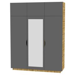 Шкаф с зеркалом "Аврора (H29_M)" в Когалыме - kogalym.mebel24.online | фото 19