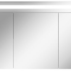 Шкаф-зеркало Аврора 100 с подсветкой LED Домино (DV8012HZ) в Когалыме - kogalym.mebel24.online | фото