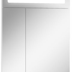 Шкаф-зеркало Аврора 60 с подсветкой LED Домино (DV8005HZ) в Когалыме - kogalym.mebel24.online | фото