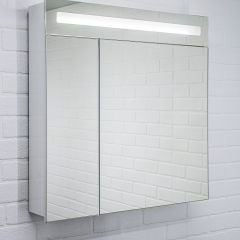 Шкаф-зеркало Аврора 65 с подсветкой LED Домино (DV8006HZ) в Когалыме - kogalym.mebel24.online | фото 6