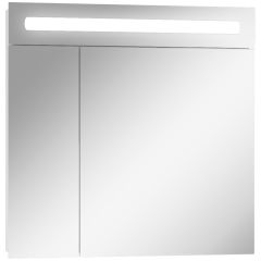 Шкаф-зеркало Аврора 70 с подсветкой LED Домино (DV8007HZ) в Когалыме - kogalym.mebel24.online | фото
