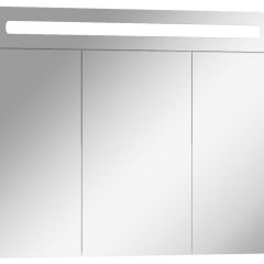 Шкаф-зеркало Аврора 85 с подсветкой LED Домино (DV8010HZ) в Когалыме - kogalym.mebel24.online | фото