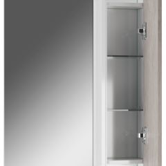 Шкаф-зеркало Uno 60 Дуб серый левый/правый Домино (DU1503HZ) в Когалыме - kogalym.mebel24.online | фото 4