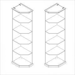 Спальня модульная Мишель (белый матовый/экокожа) в Когалыме - kogalym.mebel24.online | фото 5