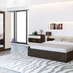 Спальный гарнитур Леси + 4-х створчатый шкаф в Когалыме - kogalym.mebel24.online | фото 3