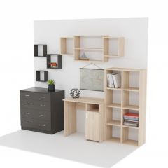 Стеллаж 8 секций (дуб сонома) в Когалыме - kogalym.mebel24.online | фото 5