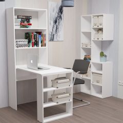 Стеллаж Элемент-1 (белый) в Когалыме - kogalym.mebel24.online | фото 4