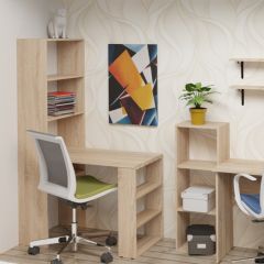 Стеллаж Элемент-1 (дуб сонома) в Когалыме - kogalym.mebel24.online | фото 5