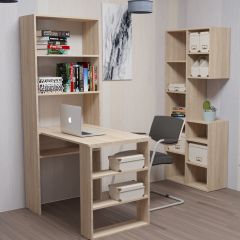 Стеллаж Элемент-1 (дуб сонома) в Когалыме - kogalym.mebel24.online | фото 6