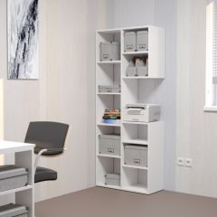 Стеллаж Элемент-2 (белый) в Когалыме - kogalym.mebel24.online | фото 3