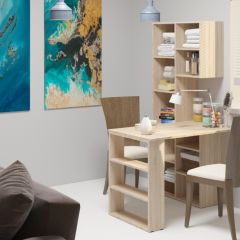 Стеллаж Элемент-2 (дуб сонома) в Когалыме - kogalym.mebel24.online | фото 4