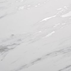 Стол BELLUNO 160 MARBLES KL-99 Белый мрамор матовый, итальянская керамика/ белый каркас, ®DISAUR в Когалыме - kogalym.mebel24.online | фото 9