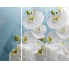 Стол Бостон-3 (Белая Орхидея) 1100/1420*700, опора Брифинг в Когалыме - kogalym.mebel24.online | фото 2