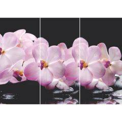 Стол Бостон-3 (Розовая Орхидея) 1100/1420*700, опора Брифинг в Когалыме - kogalym.mebel24.online | фото 2