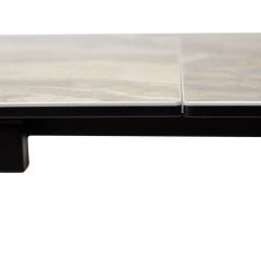 Стол IVAR 180 MARBLES KL-80 Серый мрамор, итальянская керамика, ®DISAUR в Когалыме - kogalym.mebel24.online | фото 2