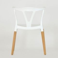 Стул Barneo N-218 Wishbone интерьерный кухонный белый в Когалыме - kogalym.mebel24.online | фото 2