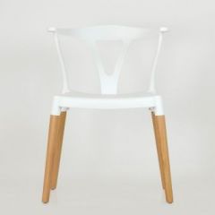 Стул Barneo N-218 Wishbone интерьерный кухонный белый в Когалыме - kogalym.mebel24.online | фото 3