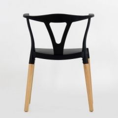 Стул Barneo N-218 Wishbone интерьерный кухонный черный в Когалыме - kogalym.mebel24.online | фото 2