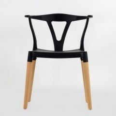 Стул Barneo N-218 Wishbone интерьерный кухонный черный в Когалыме - kogalym.mebel24.online | фото 3