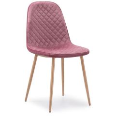 Стул на металлокаркасе Capri pink / wood в Когалыме - kogalym.mebel24.online | фото