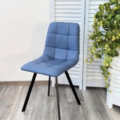 Стул CHILLI-Q SQUARE Oracul 795 Синий, экокожа PU / черный каркас, М-City в Когалыме - kogalym.mebel24.online | фото 6