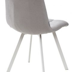 Стул CHILLI SQUARE UF860-02B серо-голубой, ткань/ белый каркас М-City в Когалыме - kogalym.mebel24.online | фото 3