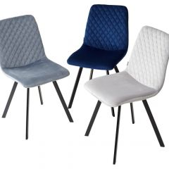 Стул DAIQUIRI BLUVEL-06 BLUE, велюр М-City в Когалыме - kogalym.mebel24.online | фото 2
