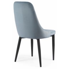 Стул на металлокаркасе Kora light blue / black в Когалыме - kogalym.mebel24.online | фото 4