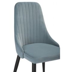 Стул на металлокаркасе Kora light blue / black в Когалыме - kogalym.mebel24.online | фото 5