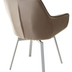 Стул MAVERICK 360 град. поворот. BLUVEL-40 BEIGE/ белый каркас, М-City в Когалыме - kogalym.mebel24.online | фото 9