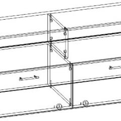 СОНАТА Тумба малая ТМС-1200 (Дуб сонома/Дуб сакраменто) в Когалыме - kogalym.mebel24.online | фото 2