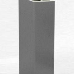 Угловое соединение для цоколя 135 гр. h150 мм (Алюминий, Белый, Черный, Сономаый) в Когалыме - kogalym.mebel24.online | фото
