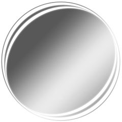 Зеркало Берг 700х700 с подсветкой Домино (GL7055Z) в Когалыме - kogalym.mebel24.online | фото